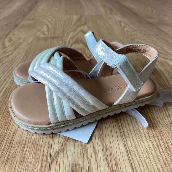 Cat & Jack Shoes Cat Jack Chloe Ankle Strap Sandals White 7 Poshmark